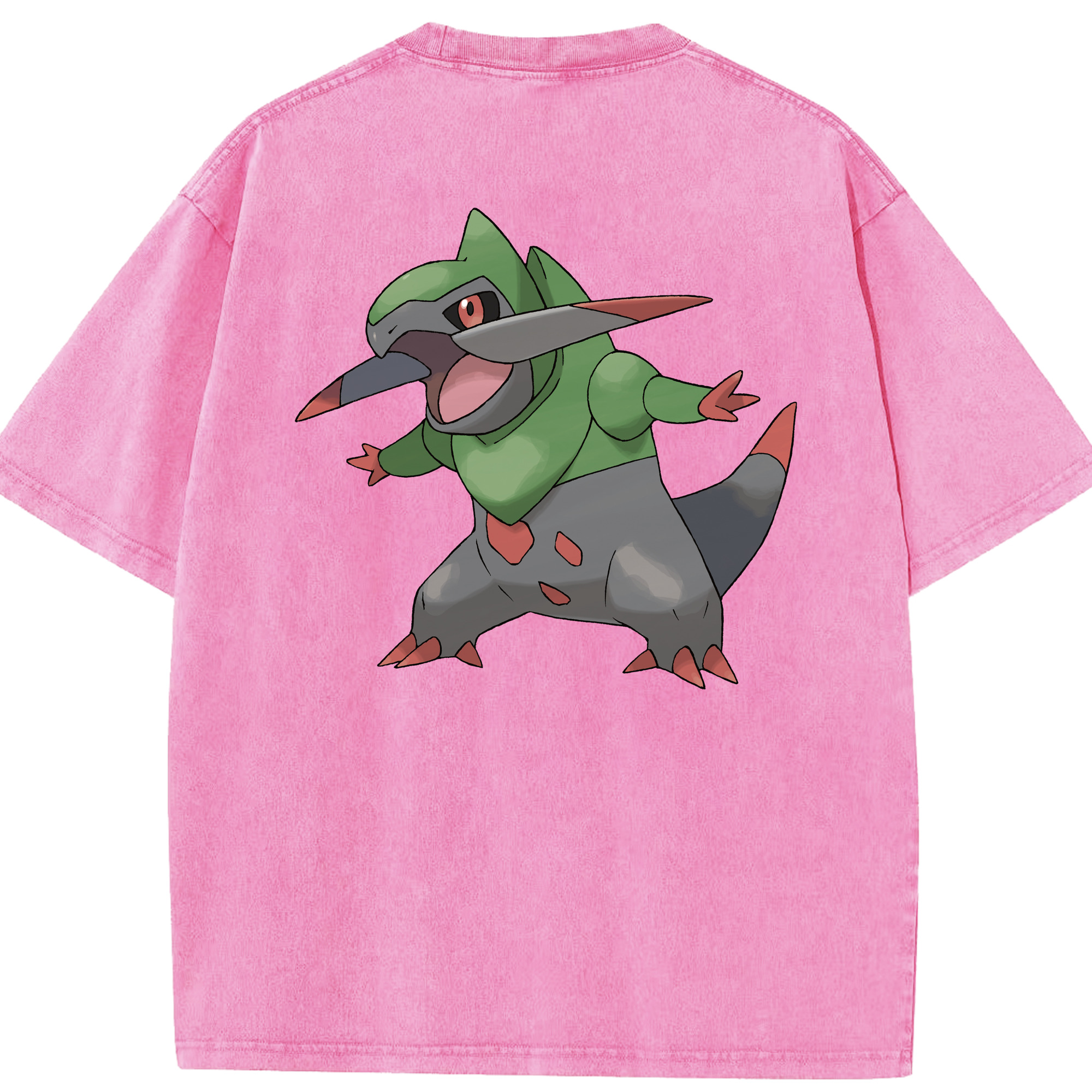（画像用） ポケットモンスター Pokémon 綿100% ヴィンテージ風 半袖Tシャツ（背面プリント）
